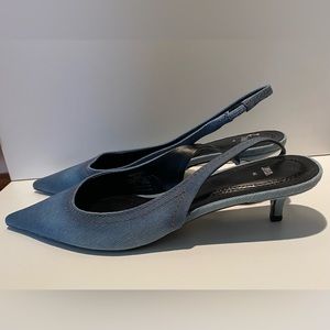 NWOT Zara, denim blue, 41 EU